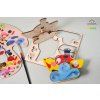 Ugears 4Kids coloring Steamboat 5 max 1100