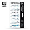 125383 2 farby vallejo su 27 flanker 8x17 ml