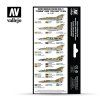 125398 2 farby vallejo mig 21 fishbed 8x17 ml