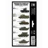 125416 2 farby vallejo sada russian greens 8x17 ml