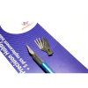 126040 2 skalpel modeling knife 5 blades blue color handle