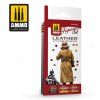 127879 2 sada farieb mig leather color range set