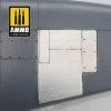 128770 5 aluminium sheet 280x195 mm