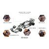 grand prix falcon mechanical model constructor kit mt035 metal time 09