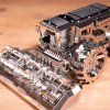 voracious harvester mechanical model constructor kit mt026 metal time 010