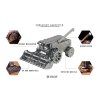 voracious harvester mechanical model constructor kit mt026 metal time 08