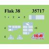 ICM 35717 2cm flak 38 wwii german aa gun 1 35 01