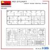 m3 stuart light tank initial production 1 35 35425 miniart 07