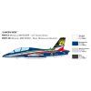161785 12 aermacchi mb 339 3pc set pan 60ann 1 72