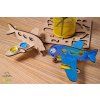 Ugears 4Kids coloring Airplane 3 max 1100