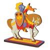 Dřevěné vybarvovací 3D Puzzle - Knight
