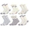 ALPACA Damské clupaté termoponožky GREY MX605 4 párů