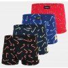 Panské bavlněné boxerky CANDY G595 4ks v balení