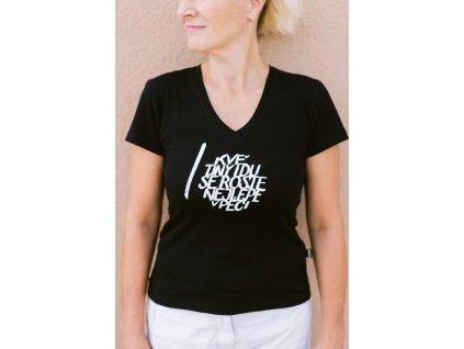 TRIKO DÁMSKÉ -KVĚTINY I DUŠE ROSTE NEJLÉPE V PÉČI