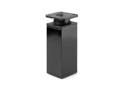 NÁBYTKOVÁ NOHA, MATNÁ ČIERNA, 100MM