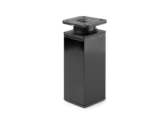 NÁBYTKOVÁ NOHA, MATNÁ ČIERNA, 100MM