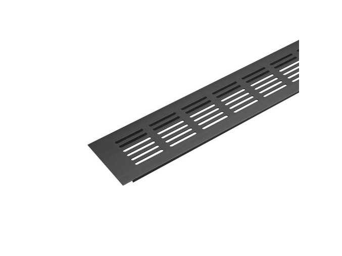 kovova vetracia mriezka sirka 60 mm cierna