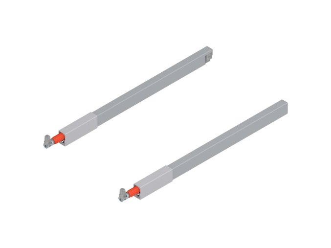 BLUM ZRG.337S ANTARO RELING, ŠEDÝ, 400MM,Ľ+P