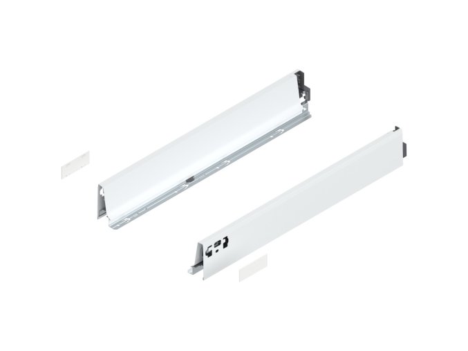 BLUM 378M5502SA, ANTARO BOČNICA BIELA, 550MM