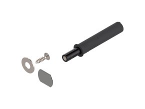 BLUM 956.1004, TIP-ON DVEROVÝ, KRÁTKY, KARBÓN ČIERNY