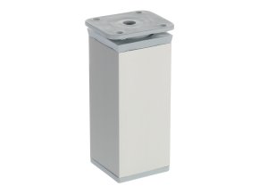 NN031 nabytkova noha 40x40 mm H100 eloxovany hlinik