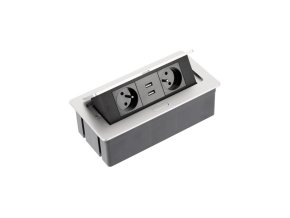 VÝKLOPNÁ ZÁSUVKA SOFT STRIEBORNÁ