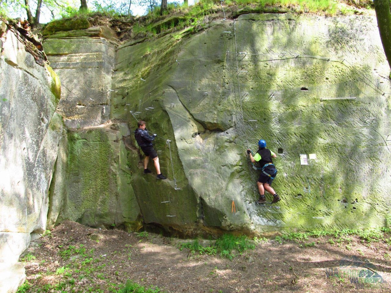 Via ferrata Poustevna u Ústí nad Labem