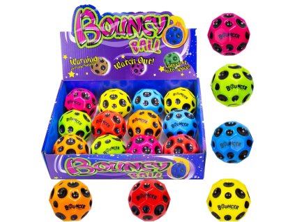 High Bouncing Ball 6.5cm Neon assorted in Display