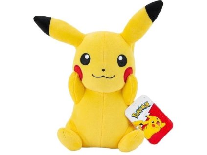Pokemon - 20Cm Pikachu Plush Sitting Eyes Open