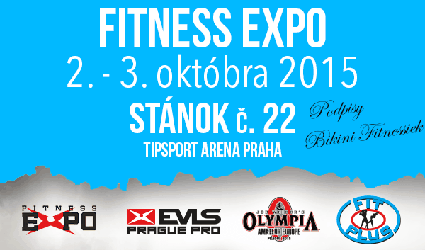 FITPLUS na fitness expo v EVLS PRO Olympia Amateur Europe v Prahe 2015