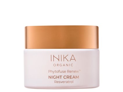 Phytofuse Renew TM Night Cream front lid on by Inika Organic