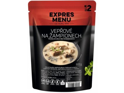 Vepřové na žampionech