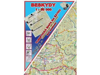Beskydy 1 50 000 – mapa na šátku