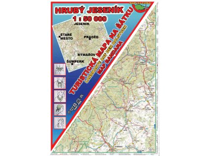 mapy na satku Hruby Jesenik