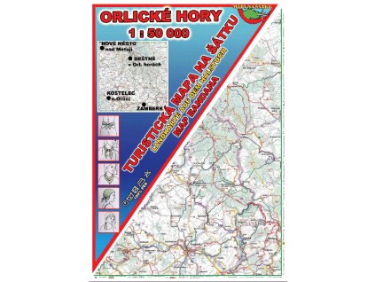 Mapa na šátku – Orlické Hory