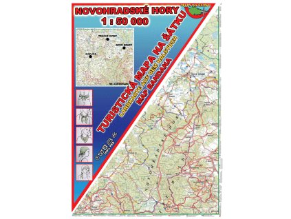Novohhradske hory s mapkou