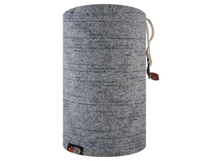 Multifunkční šátek 4Fun Neckwarmer Grey