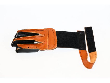 Střelecká rukavice kožená