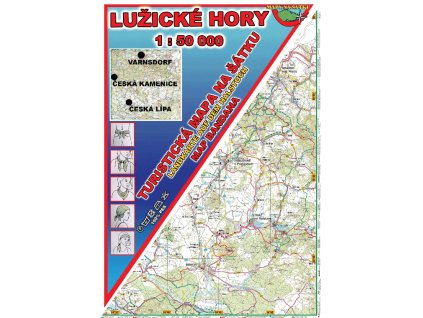 luzicke hory mapa na satku