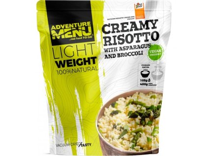 Krémové rizoto s chřestem a brokolicí 1