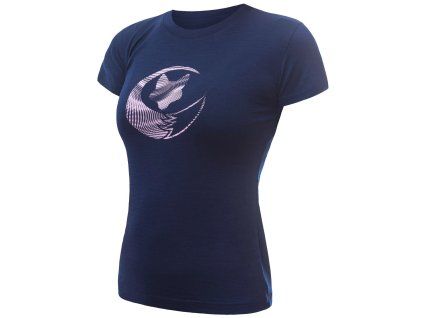 damske triko sensor merino active pt fox deep blue
