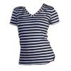 Pruhované dámské tričko