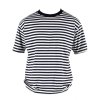 Pruhované triko s krátkým rukávem