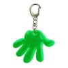 Reflexní přívěsek ruka zelena