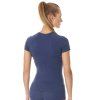 brubeck damske tricko s kratkym rukavem active wool modre3