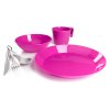 gsi cascadian 1 person table set pink