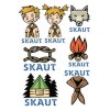 Skautské dočasné tetování