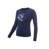 damske triko sensor merino active dl r pt fox deep blue