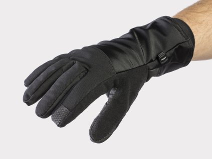 Zimní nepromokavé cyklistické rukavice Bontrager Velocis čierna
