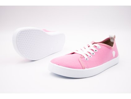 ANATOMIC BAREFOOT TENISKY STARTER ECO - RUŽOVÉ (Veľkosť 37, Vnútorná dĺžka  topánky v cm 23.4, Vnútorná šírka topánky v cm 9.1)